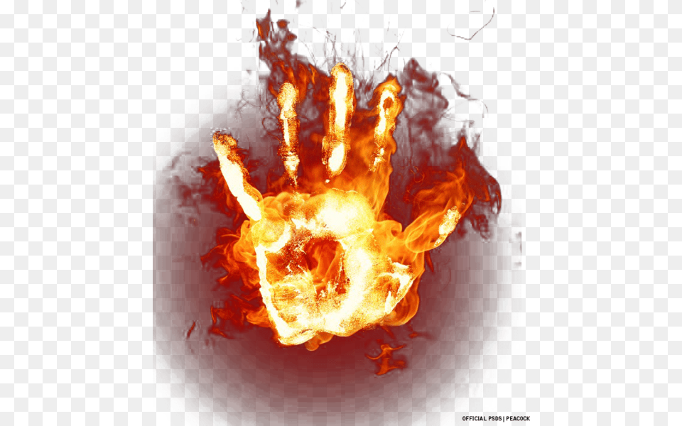 Hand On Fire, Flame, Bonfire Png