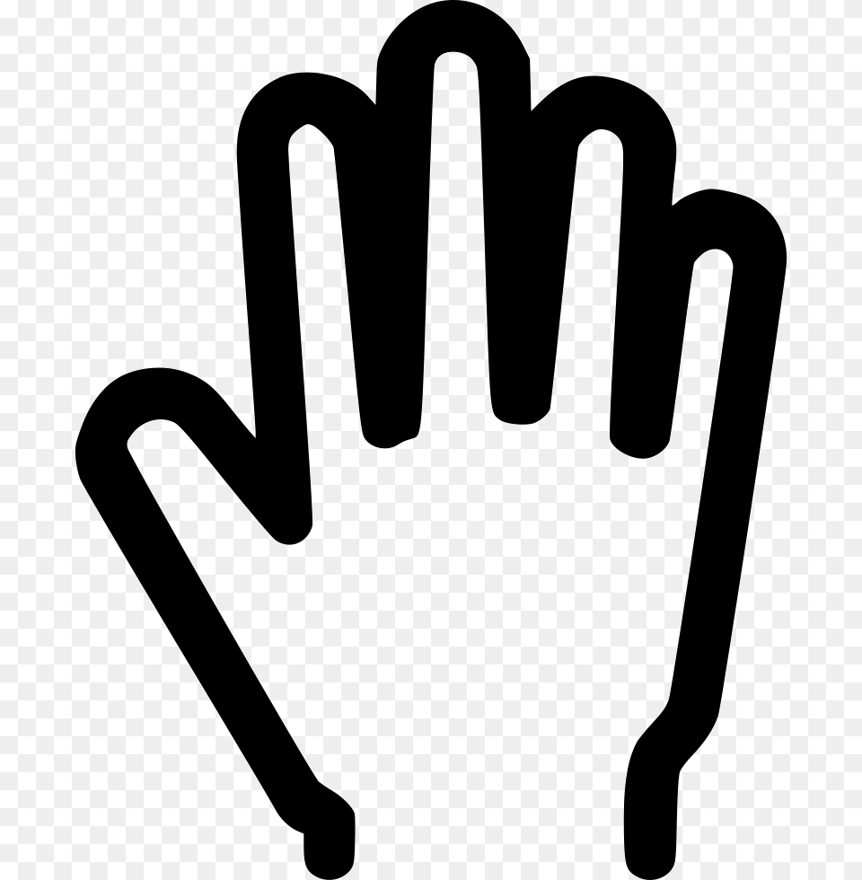 Hand Open Hand Icon, Clothing, Cutlery, Fork, Glove Png