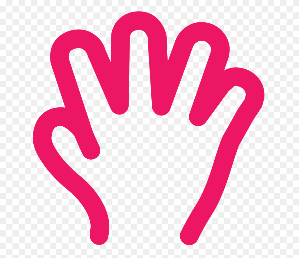 Hand Open Symbol, Clothing, Glove, Light, Neon Png Image
