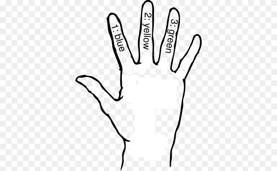 Hand Outline Left And Right Clipart, Body Part, Clothing, Finger, Glove Png