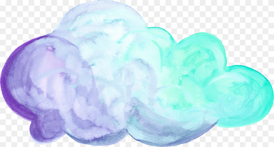 Hand Painted A White Cloud Transparent Portable Network Graphics Png Image