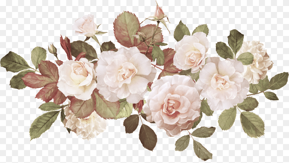 Hand Painted Beautiful Flower Vector Wedding, Rose, Plant, Flower Arrangement, Flower Bouquet Free Transparent Png