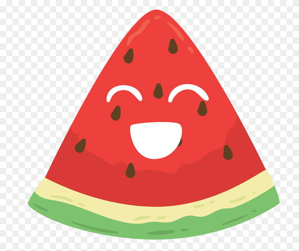 Hand Painted Cartoon Cute Watermelon Decorative Plant, Produce, Food, Fruit Free Png Download