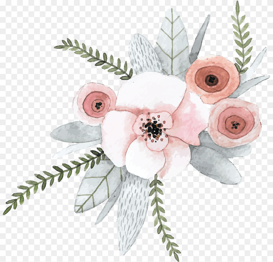 Hand Painted Cartoon Exquisite Fashion Flower Decoration Artificial Flower, Art, Floral Design, Pattern, Graphics Png Image
