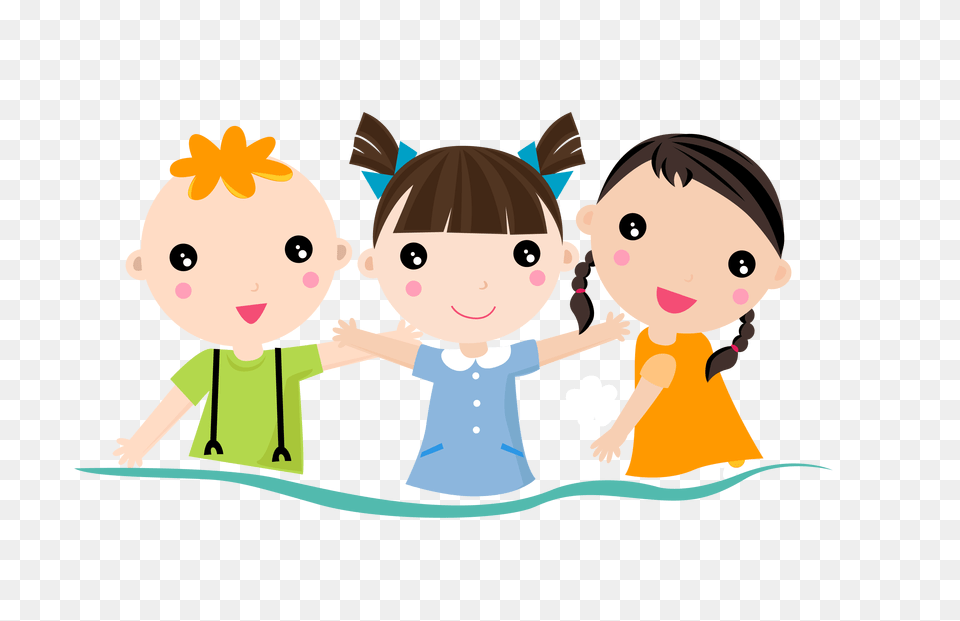 Hand Painted Cartoon Flat Children S Decorative Baby, Person, Face, Head Free Transparent Png