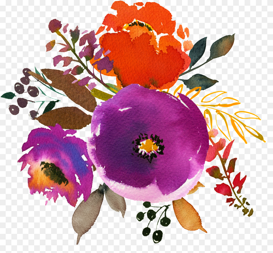 Hand Painted Cartoon Pansy Flower Transparent Pansy Flower Vector, Purple, Art, Floral Design, Pattern Png Image
