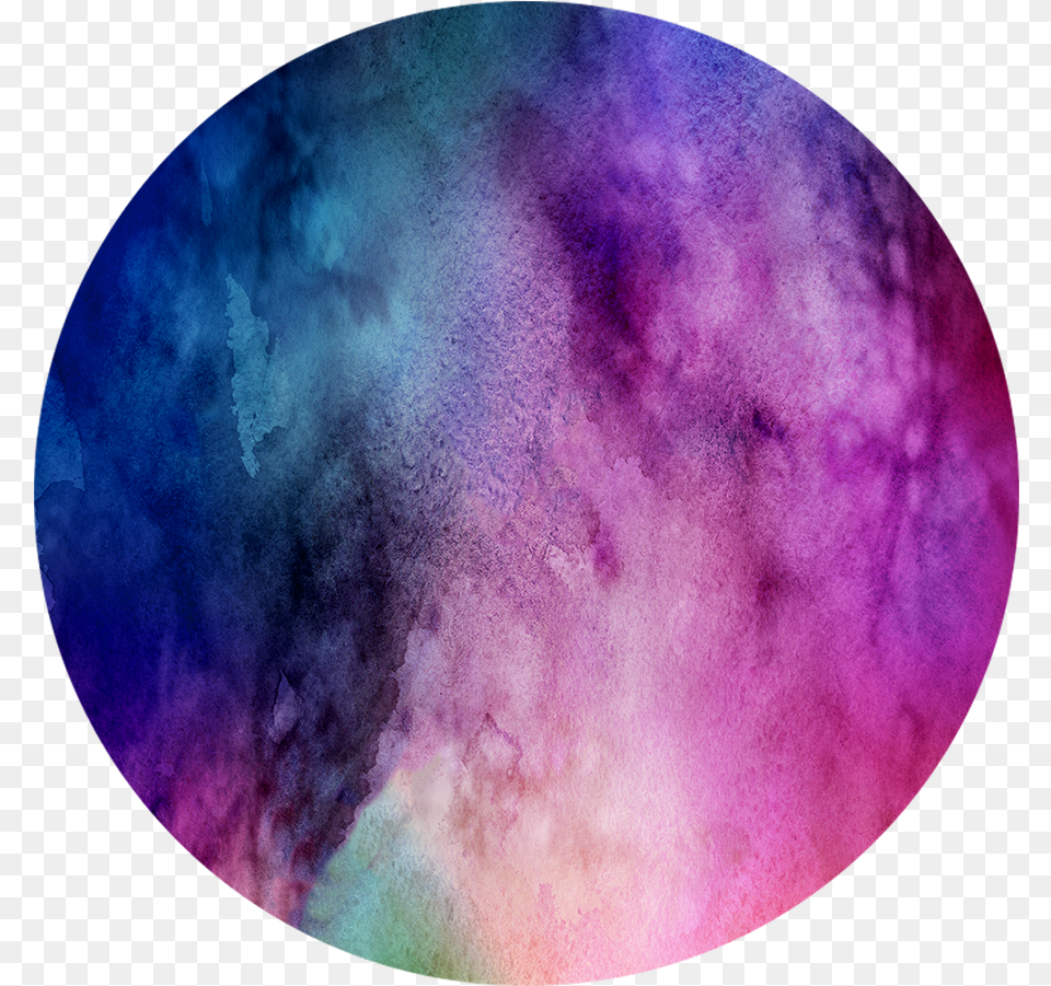Hand Painted Celestial Moon 03 Clipart Ocswebserver Watercolor Purple Circle, Texture, Astronomy, Nature, Night Png
