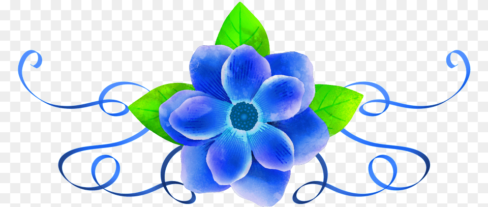 Hand Painted Dark Blue Flowers Anemone, Art, Floral Design, Flower, Graphics Free Transparent Png