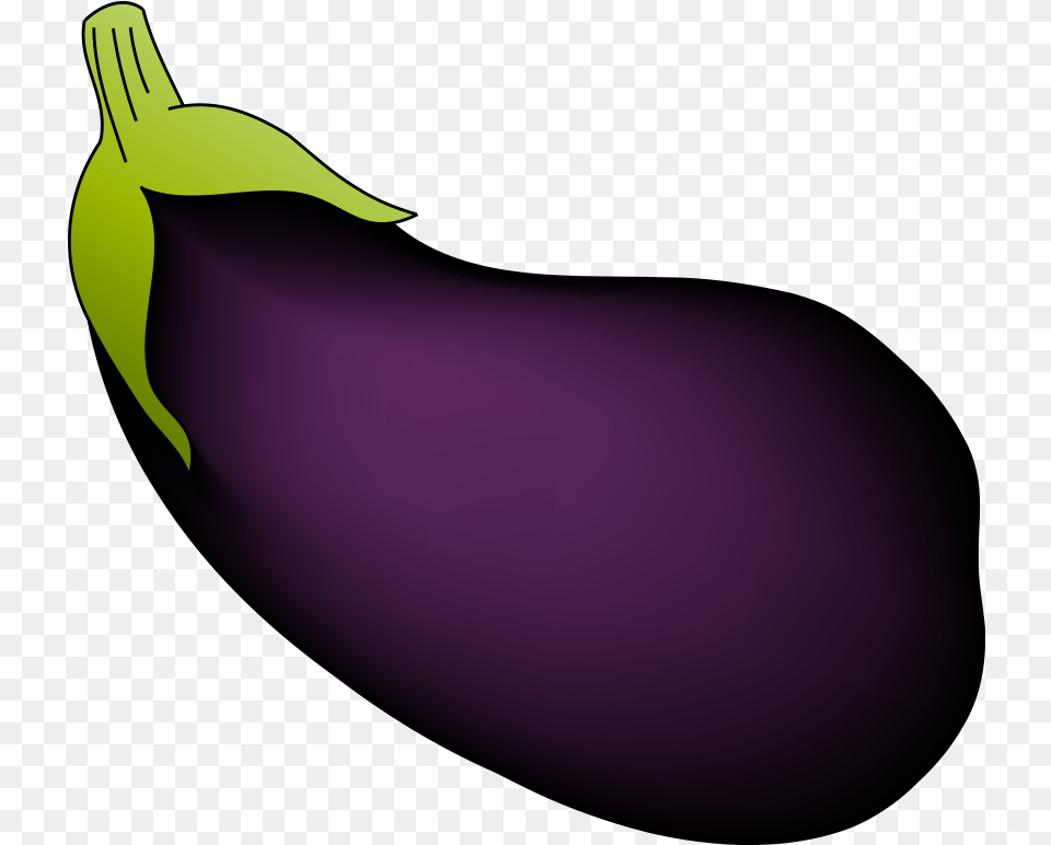 Hand Painted Eggplant Eggplant, Food, Produce, Vegetable, Purple Free Png Download