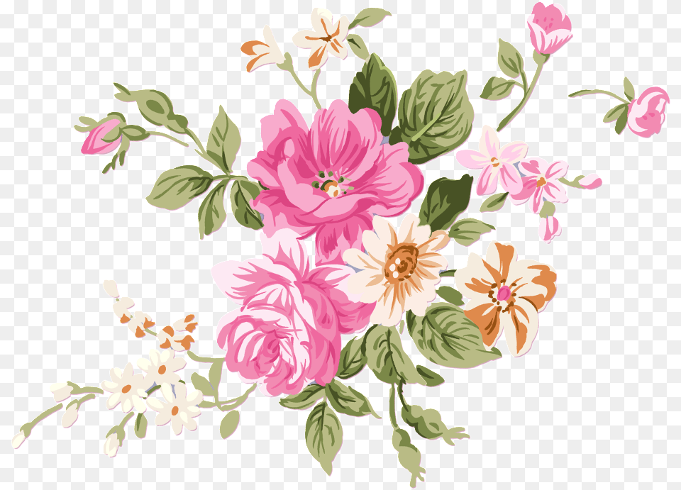 Hand Painted Flowers Beautiful Stargazer Lily, Art, Floral Design, Graphics, Pattern Png Image