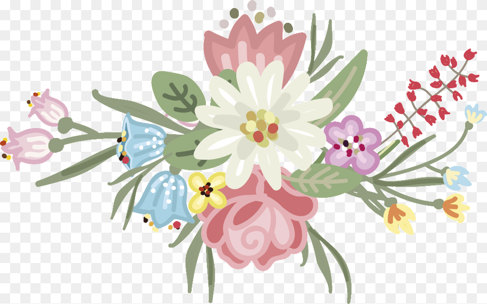 Hand Painted Flowers Wedding Decoration Design Vector Flower, Art, Floral Design, Graphics, Pattern Free Png