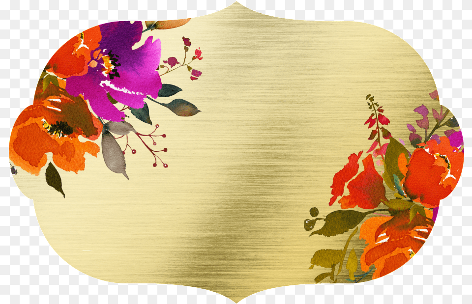 Hand Painted Gold Medal Viola, Art, Floral Design, Graphics, Leaf Free Png