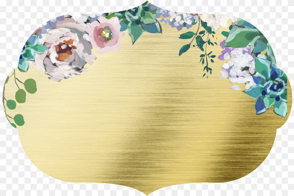 Hand Painted Golden Frame Pattern Transparent September Calendar 2018 Printable, Art, Floral Design, Graphics, Plate Png Image