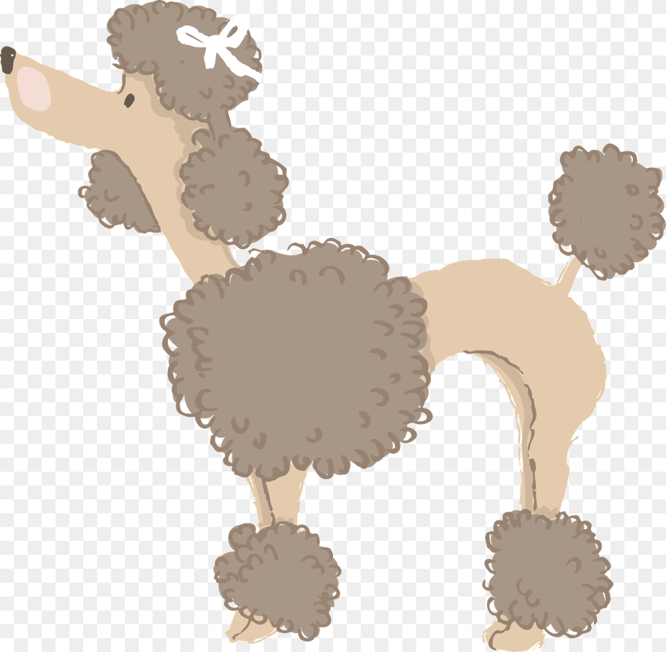 Hand Painted Pet Poodle Buckle Dog Vector Image Cartoon, Animal, Canine, Mammal, Person Png