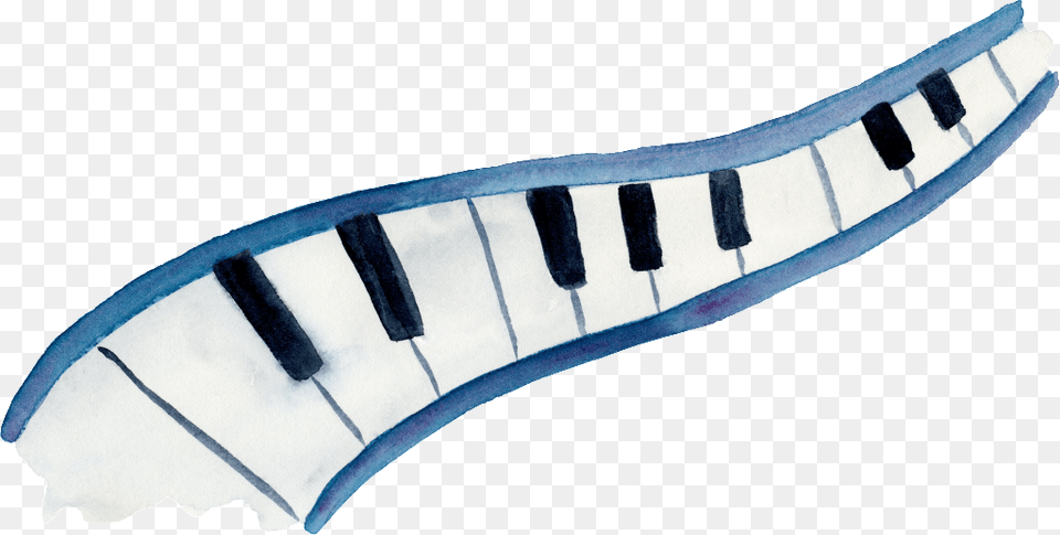 Hand Painted Piano Key Download Free Transparent Png