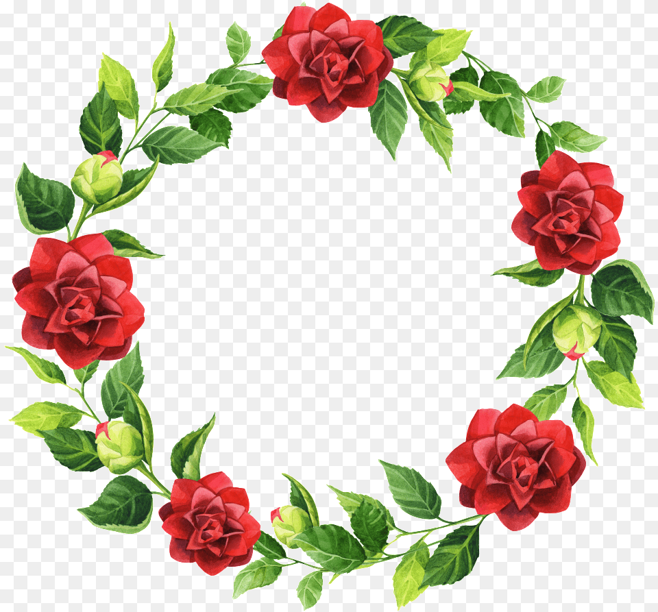 Hand Painted Realistic Origami Garland Realistic Flower Clip Art, Plant, Rose, Pattern, Leaf Png