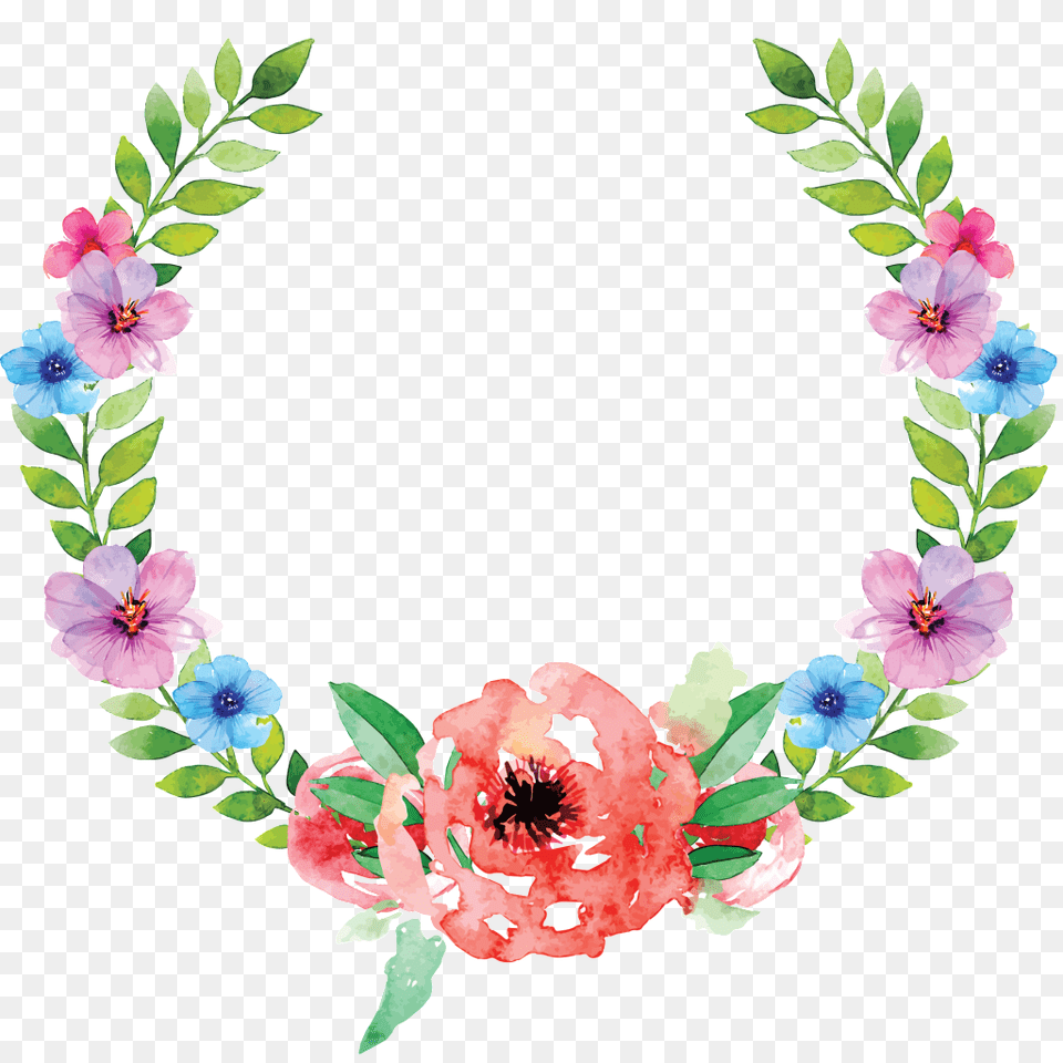 Hand Painted Ring Flower Download Vector, Plant, Rose, Pattern, Flower Arrangement Free Png
