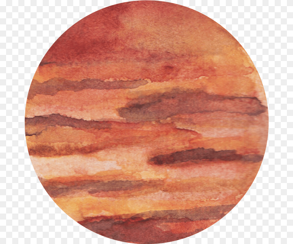 Hand Painted Watercolor Space Galaxy Jupiter Planet Photos Plywood, Home Decor, Art, Painting, Rug Free Png