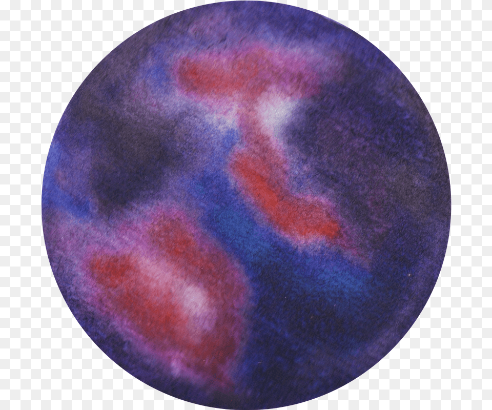 Hand Painted Watercolor Space Galaxy Venus Planet Photos Circle, Home Decor, Astronomy, Outer Space, Nebula Png Image