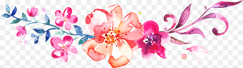 Hand Painted Watercolor Wreath Flower Flower And Camera Watercolor, Art, Floral Design, Graphics, Pattern Png