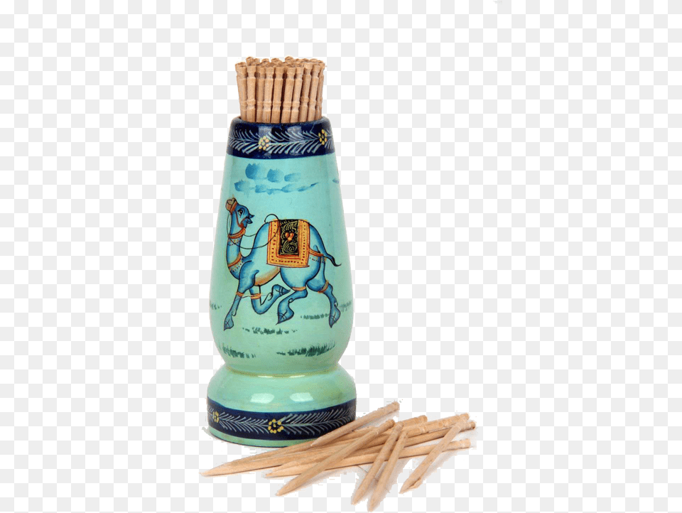 Hand Painted Wooden Toothpick Holders Elephant, Pottery, Incense Free Transparent Png