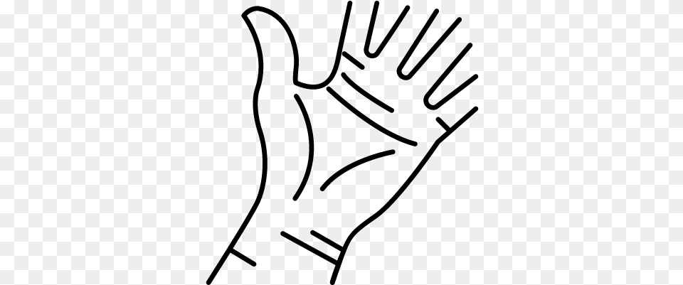 Hand Palm Vector Human Body, Gray Free Png