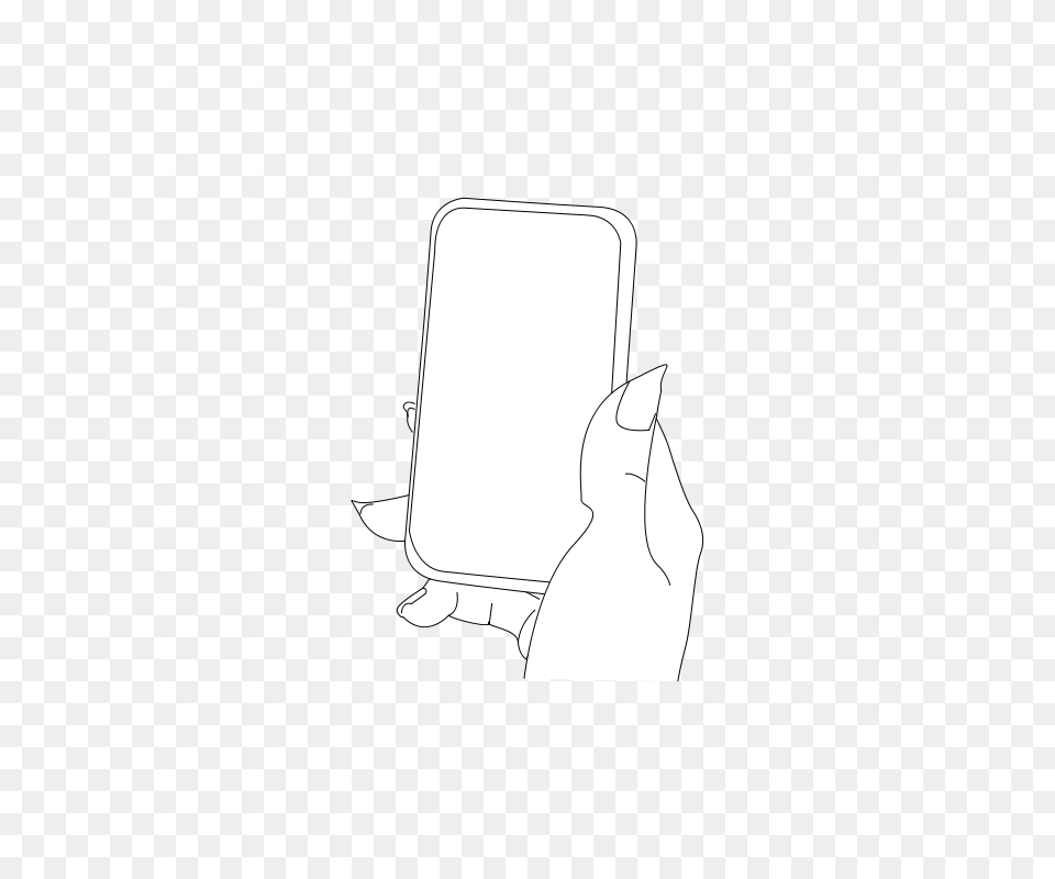 Hand Phone, Paper Png Image