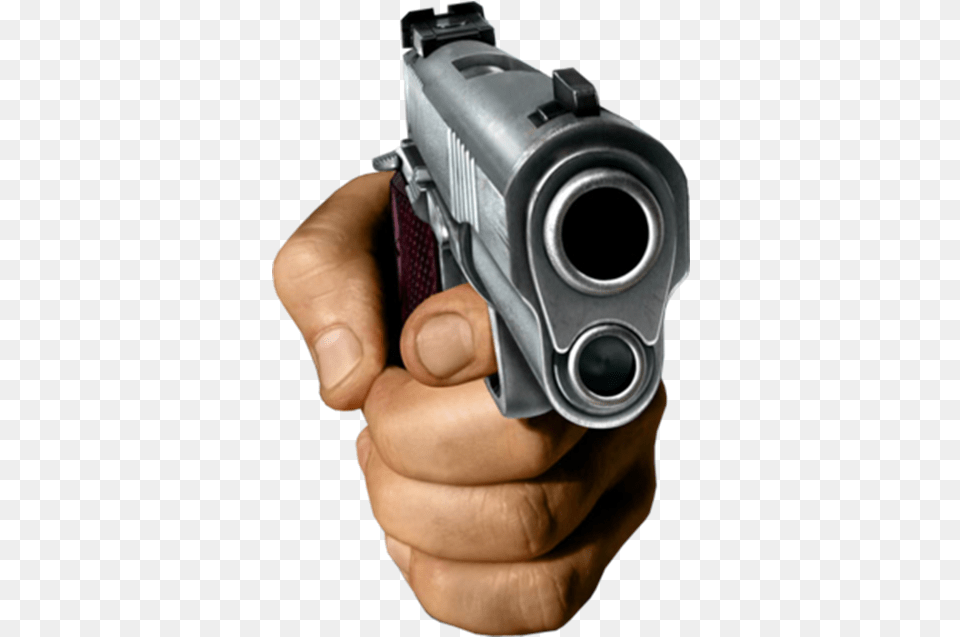 Hand Pointing A Gun Template Gun Hand Firearm, Handgun, Weapon, Ammunition Free Transparent Png