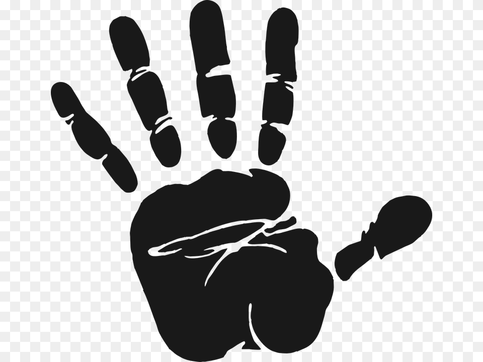 Hand Print Clip Art At Clker Hands Clipart, Body Part, Finger, Person, Baby Png Image