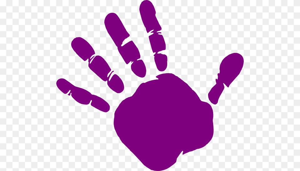 Hand Print Clipart Silhouette, Purple, Stain, Smoke Pipe Free Png