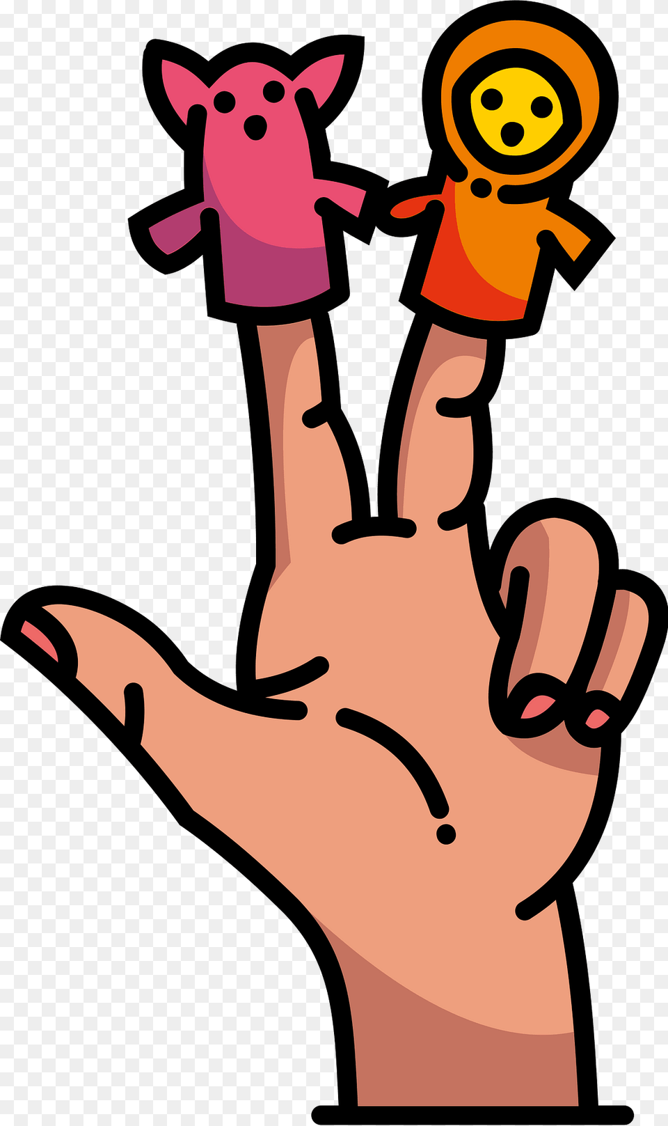 Hand Puppet Clipart, Body Part, Finger, Person Free Png