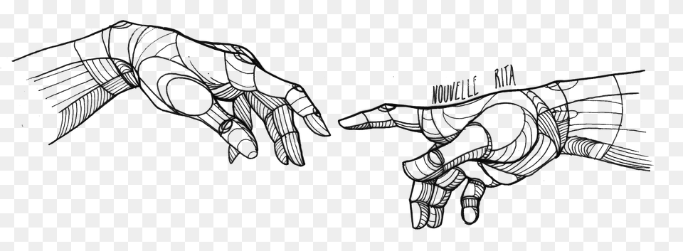 Hand Reaching Down Drawing Reaching Hand Sketch, Art, Body Part, Person Free Png Download
