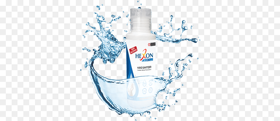 Hand Sanitizer U2013 G Three Water Splash, Bottle, Lotion Free Png Download