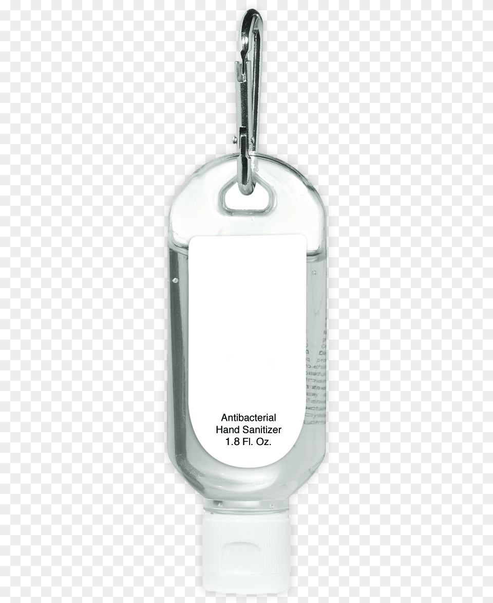 Hand Sanitizer With Carabiner Metal, Bottle, Cosmetics Png