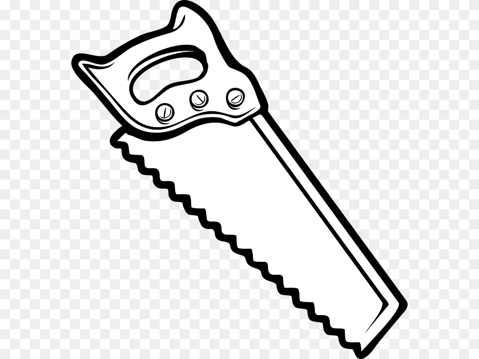 Hand Saw Clipart Gergaji, Device, Handsaw, Tool Free Png Download