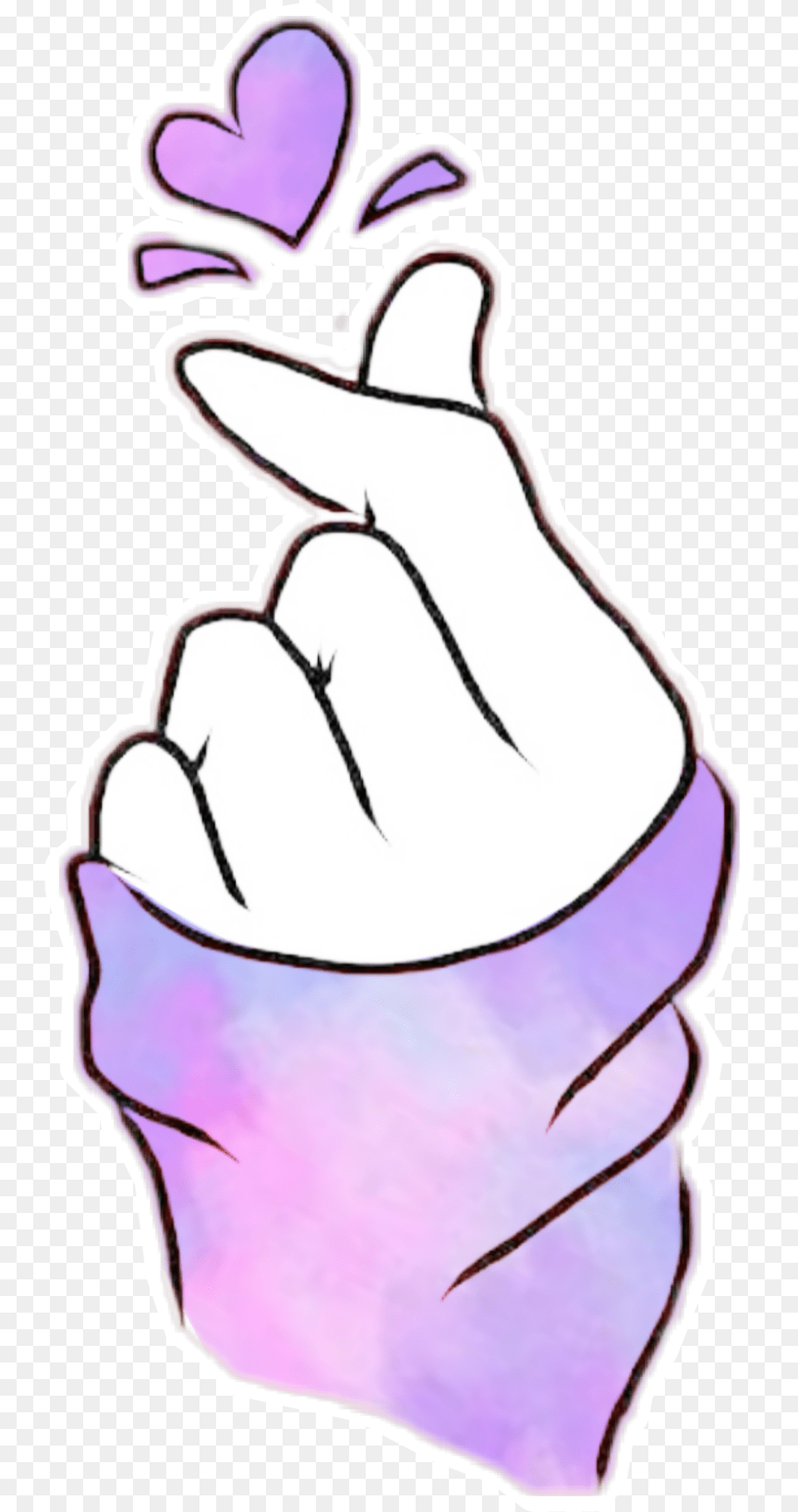 Hand Snapping A Heart Drawing, Body Part, Person, Purple, Finger Png Image