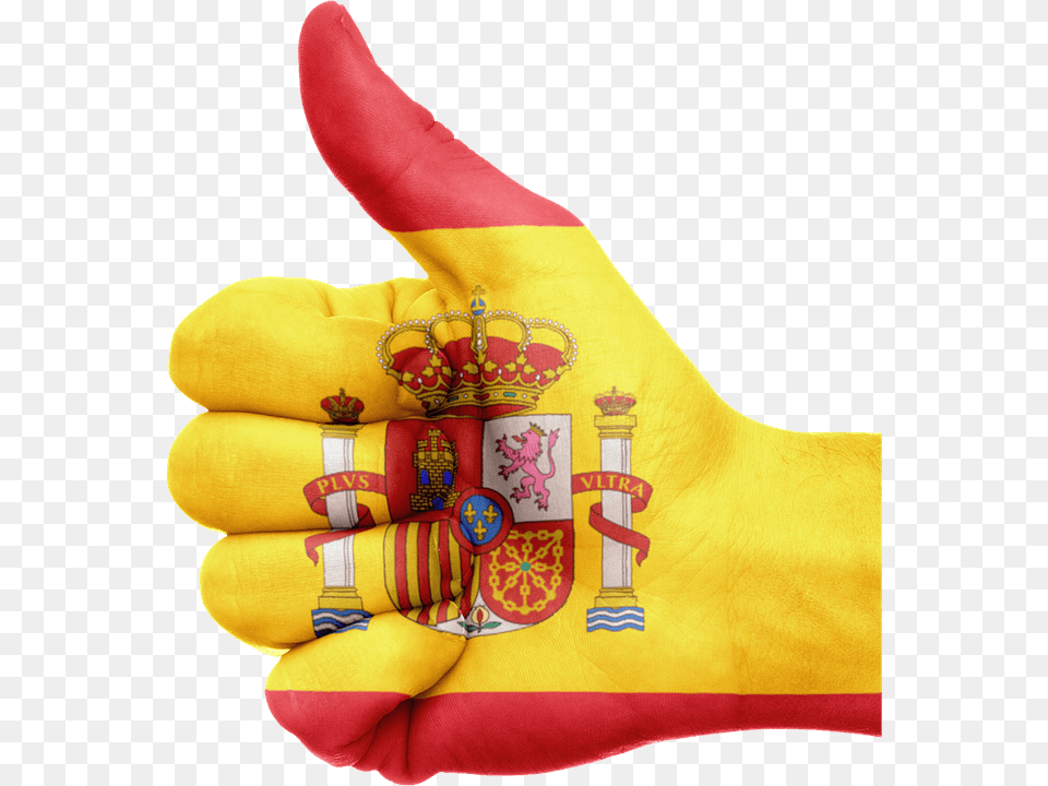 Hand Spain Flag Spain Flag, Body Part, Clothing, Finger, Glove Png