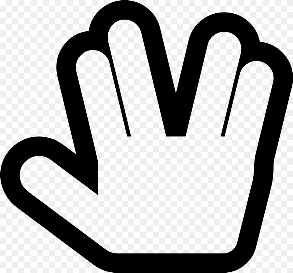 Hand Spock O Spock Hand, Clothing, Glove, Body Part, Person Free Png Download