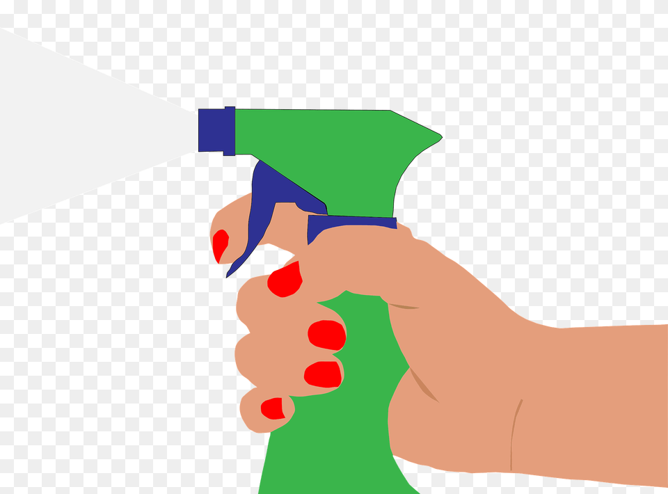 Hand Spray Bottle Clipart, Cleaning, Person, Can, Spray Can Png