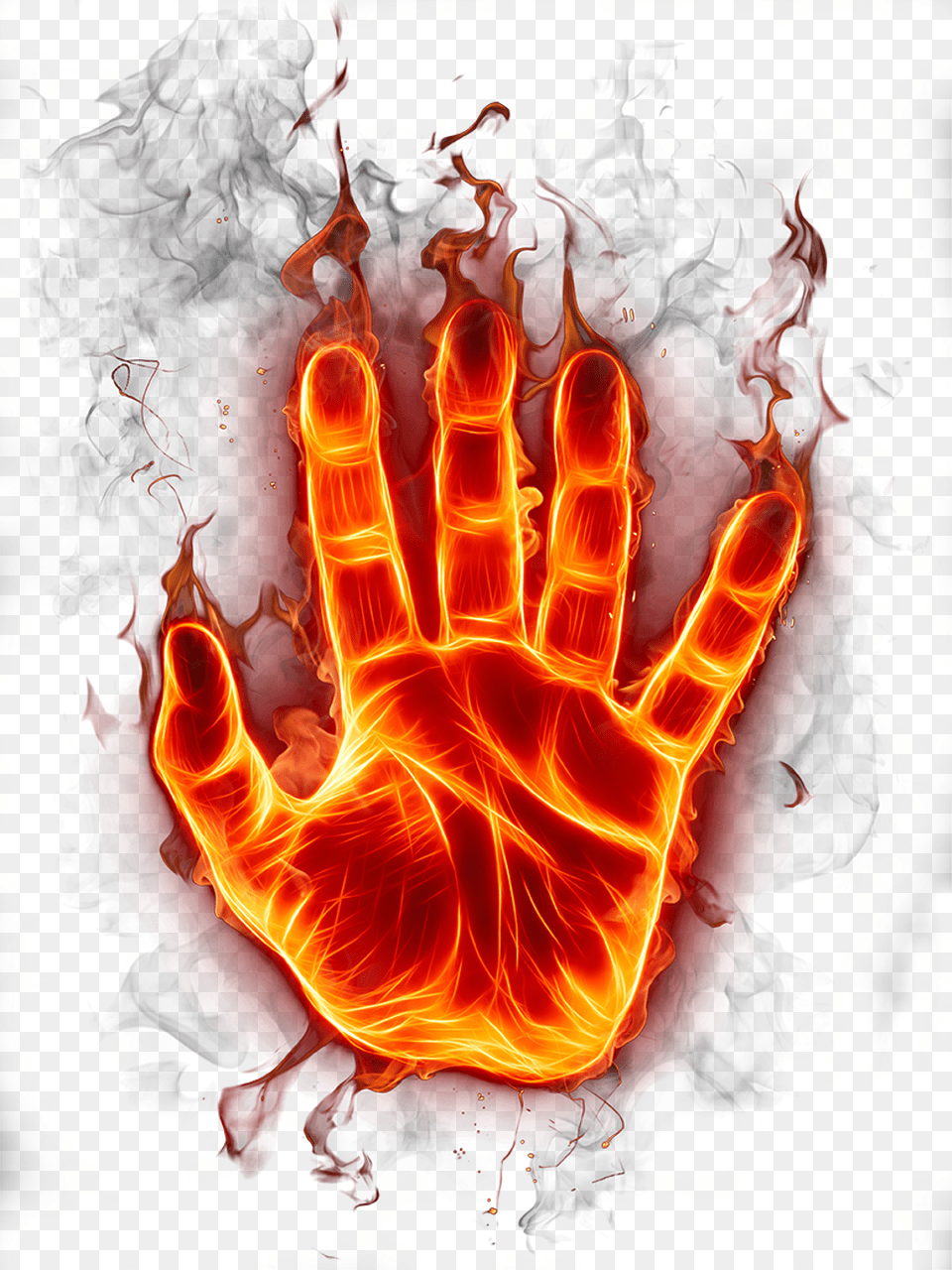 Hand Sticker Fire Images Hd, Bonfire, Flame, Body Part, Person Free Png Download