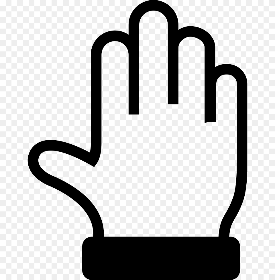 Hand Stopping Gesture Icon Hand, Clothing, Glove, Baseball, Baseball Glove Png