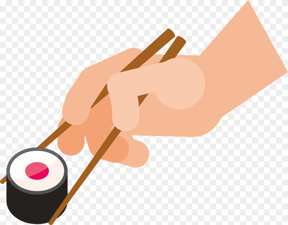 Hand Sushi Clipart, Dish, Food, Meal, Grain Png Image