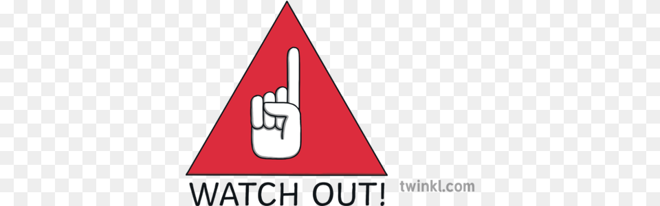 Hand Symbol Inside Red Triangle With Of Person Painting Wall, Sign Png
