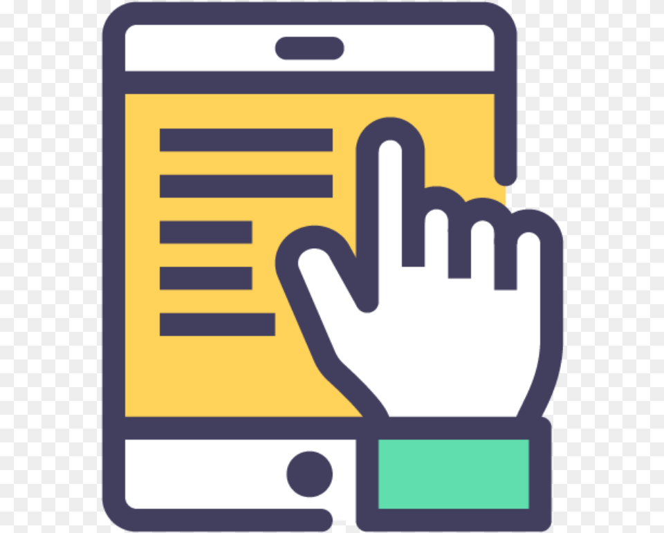 Hand Tablet Icon, Clothing, Glove Free Png Download