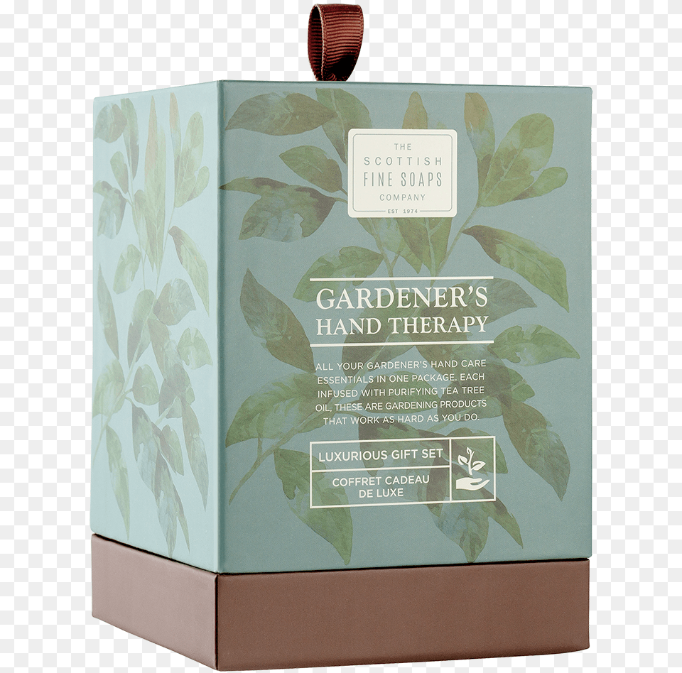 Hand Therapy Gift Set Scottish Fine Soaps Gardeners Hand Therapy, Herbal, Herbs, Plant, Advertisement Png