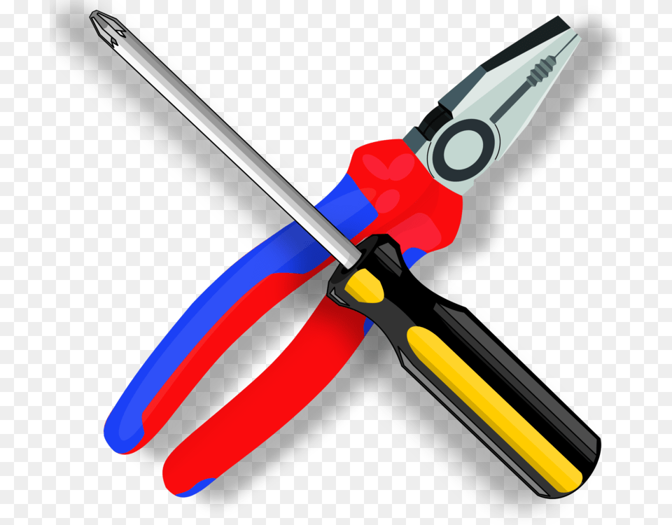 Hand Tool Household Hardware Diy Store Tool Boxes, Device, Screwdriver, Pliers Free Png