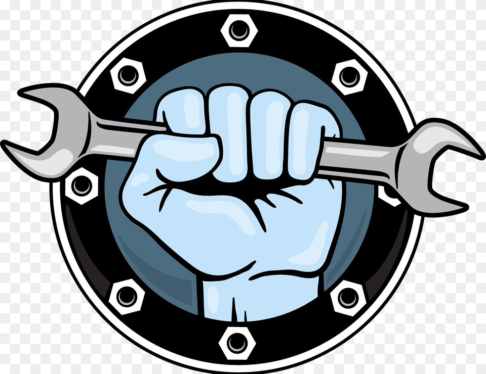 Hand Tool Wrench Fist Icon Hand Tool Logo, Body Part, Person, Animal, Fish Png