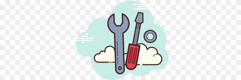 Hand Tools Icon Pages Icon Aesthetic Clouds, Wrench, Baby, Person Free Png Download