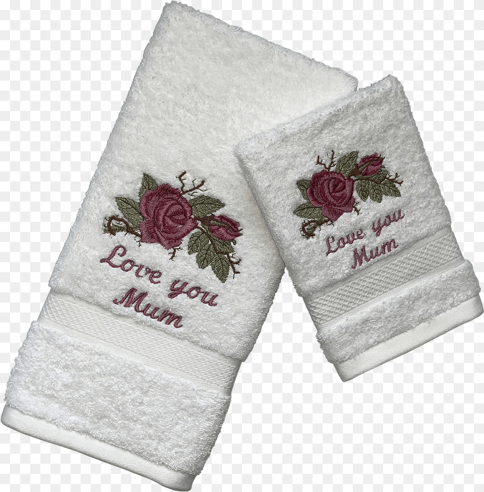 Hand Towel Face Washer Set Love Your Mum Hf102 U2014 Zest And Style Unique Style For Rollator Walkers, Bath Towel, Flower, Plant, Rose Png