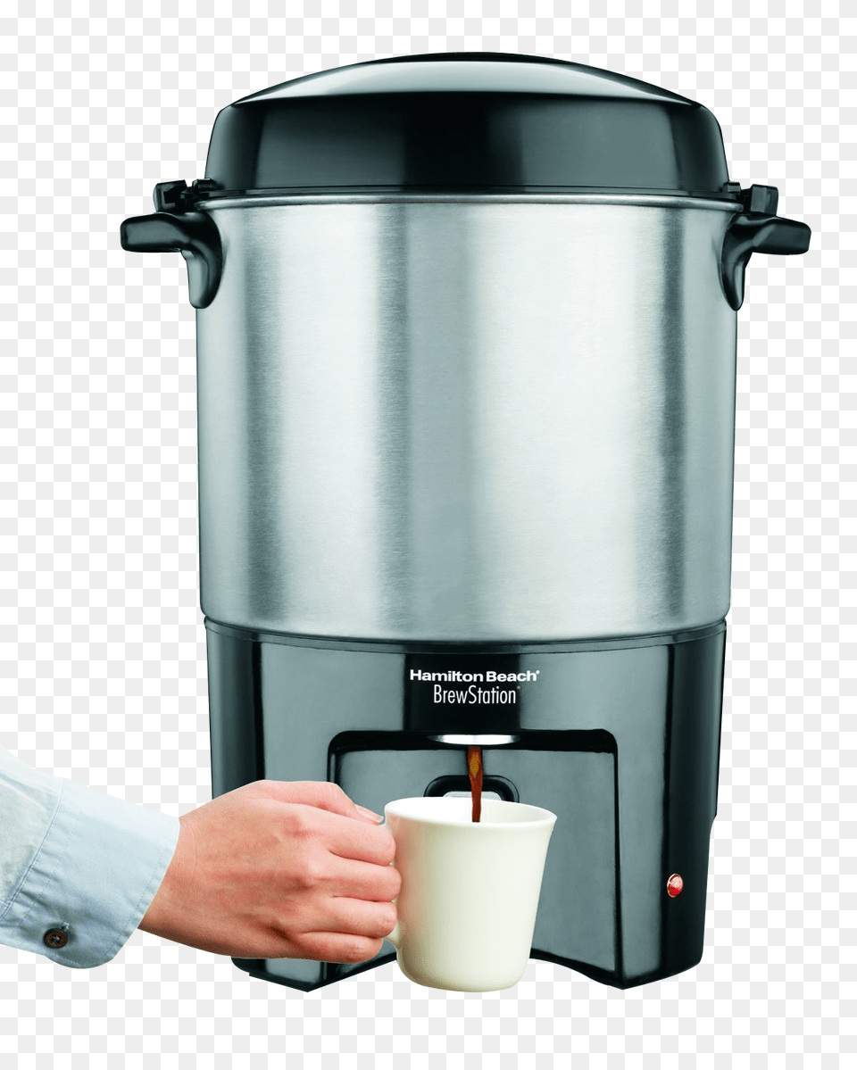 Hand Using Coffee Maker Image, Cup, Bottle, Shaker, Beverage Free Png